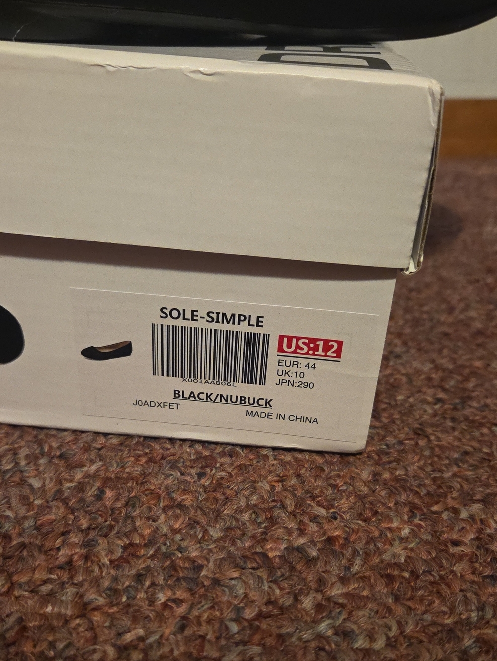 Dream Pairs Black Slip-On Round-Toe Ballet Flats. NEVER WORN OUTSIDE - Picture 2 of 3